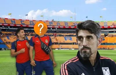 Alan Mozo, jugador de Chivas oculto y Veljko Paunovic/ Foto Once Diario.