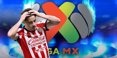 Alan Mozo junto al logo de la Liga MX / FOTO MARCA