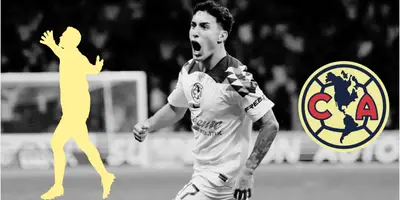 Alejandro Zendejas celebrando gol en América. Foto: Superlíder