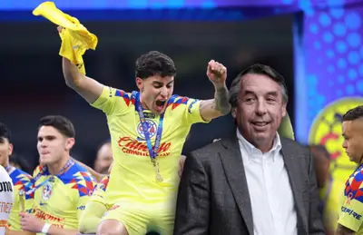 Alejandro Zendejas y Emilio Azcárraga/Foto Claro Sports.