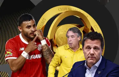 Alexis Vega, Emilio Azcárraga y José Antonio Noriega/Foto Mundial de Clubes.