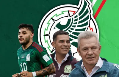 Alexis Vega, Javier Aguirre y Rafael Márquez/Foto Pinterest.
