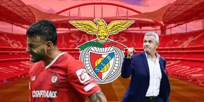 Alexis Vega junto a Javier Aguirre / FOTO FUTBOL TOTAL