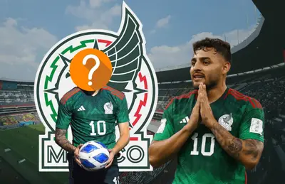 Alexis Vega lamentándose y jugador incógnito/Foto Fox Sports.