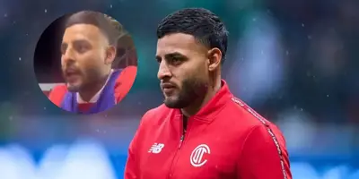 Alexis Vega reacciona a la provocación de la afición / FOTO BOLAVIP