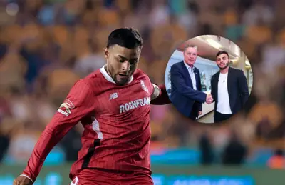 Alexis Vega y Ricardo Peláez/ Foto Toluca.