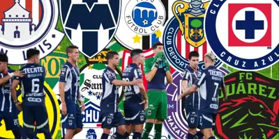 Alfonso González junto a equipos de la Liga MX / FOTO TV AZTECA
