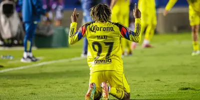 Allan celebrando gol. Foto: Club América