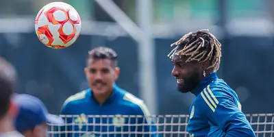 Allan en entreno. Foto: Club América