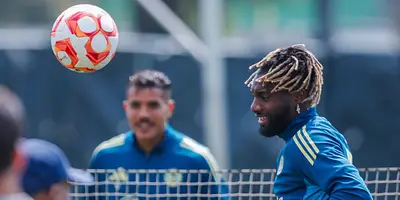 Allan en entreno. Foto: Club América
