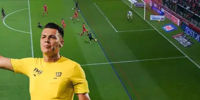 Alonso Ramírez en el Toluca vs Chivas / FOTO COMISIÓN DE ÁRBITROS