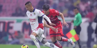Alvarado en el partido vs Atlas. Foto: Chivas