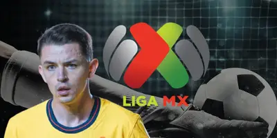 Álvaro Fidalgo junto al logo de la Liga MX / FOTO ONCE DIARIO