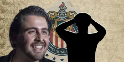 Amaury Vergara junto a futbolista incógnito / FOTO AS MÉXICO