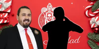 Amaury Vergara junto a futbolista incógnito / FOTO MEDIOTIEMPO