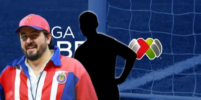 Amaury Vergara junto a futbolista incógnito / FOTO YAHOO NOTICIAS