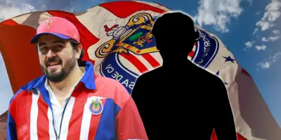 Amaury Vergara junto a futbolista incógnito / FOTO YAHOO NOTICIAS