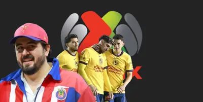 Amaury Vergara junto a futbolistas del América / FOTO TUDN
