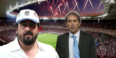 Amaury Vergara junto a Guillermo Almada / FOTO MARCA