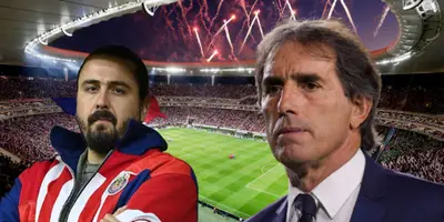 Amaury Vergara junto a Guillermo Almada / FOTO MEDIOTIEMPO