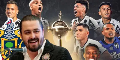 Amaury Vergara junto a la final de la Copa Libertadores / FOTO RÉCORD