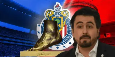 Amaury Vergara junto a la zurda de oro / FOTO EL UNIVERSAL