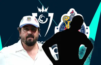 Amaury Vergara y silueta de futbolista con manos en cintura/Foto MLS.