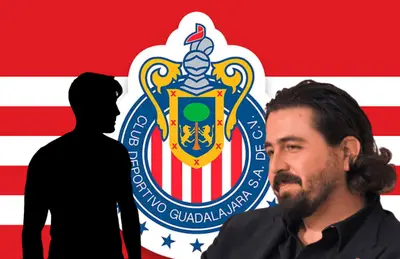 Amaury Vergara y silueta de futbolista/Foto Peakpx.