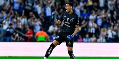 Andrada festejando. Foto: Rayados