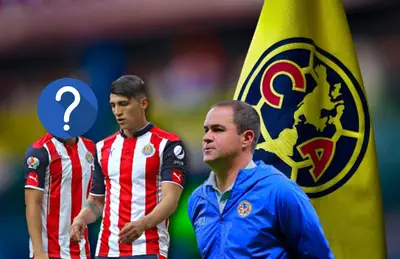 André Jardine, Alan Pulid y futbolista con el rostro tapado/ Foto Águilas Monumental.