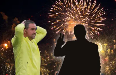 André Jardine con manos en la cabeza y silueta de director técnico/Foto Costumbres y Tradiciones.