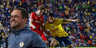André Jardine en el América vs Toluca / FOTO JUAN FÚTBOL