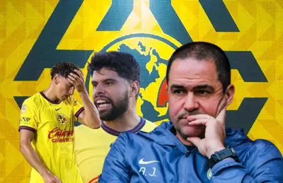 André Jardine, Igor Lichnovsky y Néstor Araujo/Foto Club América.