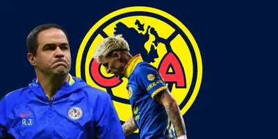 André Jardine junto a Cristian Calderón / FOTO RÉCORD