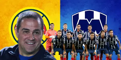 André Jardine junto a futbolistas de Rayados / FOTO ESTO
