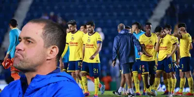 André Jardine junto a futbolistas del América / FOTO LA MEDIA TITULAR