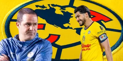 André Jardine junto a Henry Martín / FOTO PULSO SLP