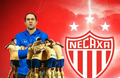 André Jardine pensativo y jugadores del América abrazados/ Foto Ligrafica MX.