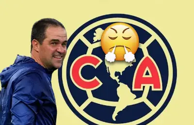 André Jardine riendo y emoji enfadado/Foto Footy Headlines.