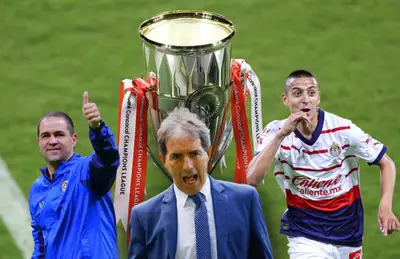 André Jardine, Roberto Alvarado festejando y Guillermo Almada molesto/ Foto Sporting News.