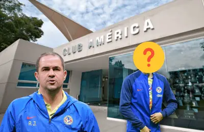 André Jardine y futbolista del América/ Foto Sports illustrated.