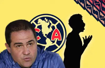 André Jardine y Jeremy Márquez en forma de silueta/Foto Club América.