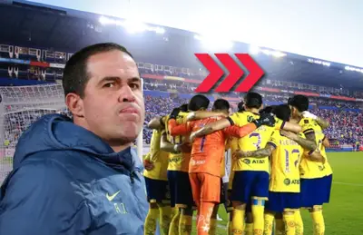 André Jardine y jugadores del América/ Foto 90min.com