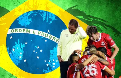 André Jardine y jugadores del Toluca/Foto Wallpapers.com