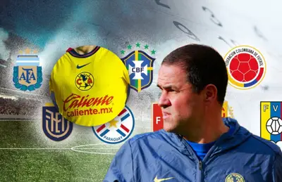 André Jardine y selecciones de CONMEBOL/Foto Olé.