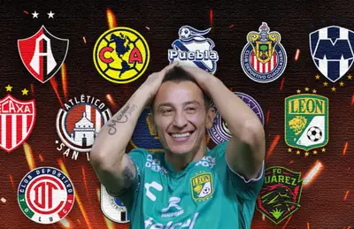 Andrés Guardado y equipos de la Liga MX detrás/ Foto Mediotiempo.