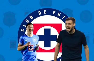 Andrés Montaño sonriendo y Martín Anselmi gritando/Foto Pinterest.