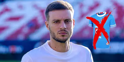 Anselmi en partido con Cruz Azul. Foto: Fox Sports