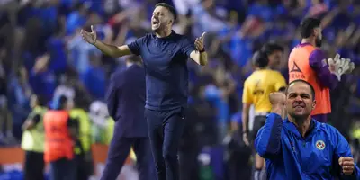 Anselmi gritando en el Estadio Azul. Foto: ESPN