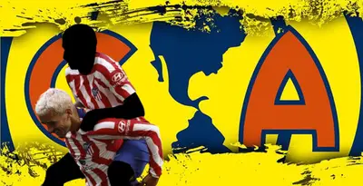 Antoine Griezmann y jugador incógnito del Atlético de Madrid / FOTO SPORT